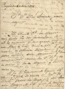 Carta de Artigas (01/07/1815)